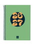 Finocam Agenda Cool para Estudiantes Espiral 2026-2027 Verde 155x212mm