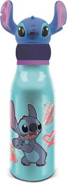 Stor Botella Aluminio con Figurita 3D Stitch Drawing 690 ml