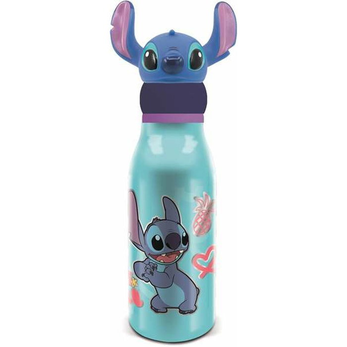 Stor Botella de Aluminio Stitch Drawing con Figurita 3D 690 ml Stor Botella de Aluminio Stitch Drawing con Figurita 3D 690 ml