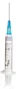 Becton Dickinson Jeringa Discardit 2 cuerpos 2ml con aguja 23G azul, 100 unidades