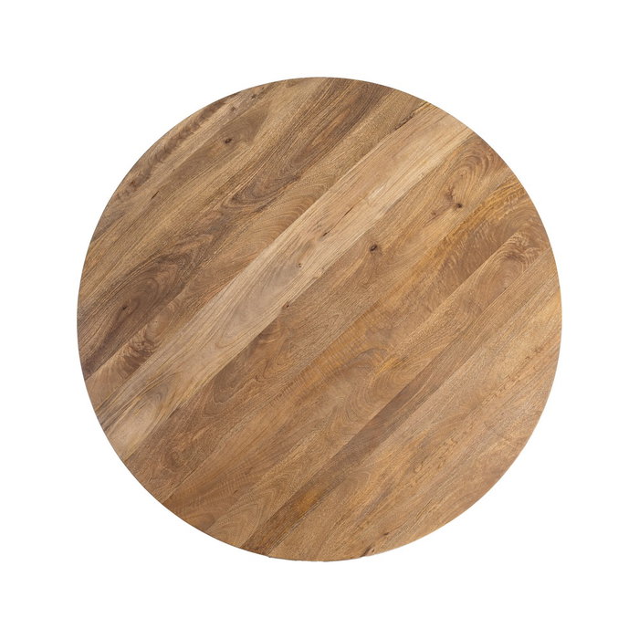 Mesa Comedor Madera de Mango Salón 150 X 150 X 76 cm Mesa Comedor Madera de Mango Salón 150 X 150 X 76 cm
