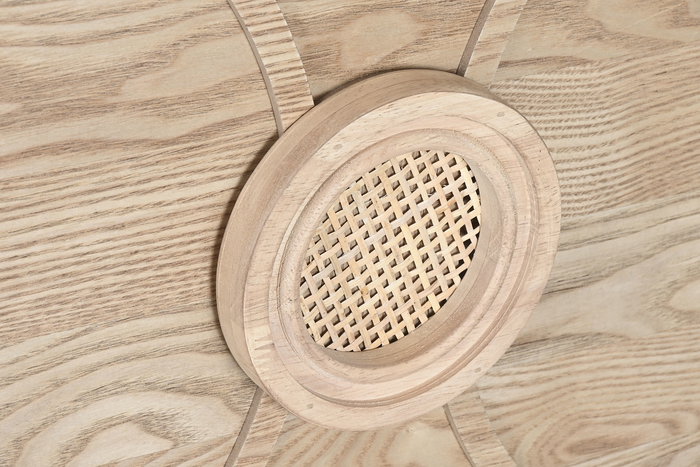 DKD Home Decor Zapatero Romantico Natural Abeto MDF 2 Cajones 70 x 103 x 30 cm