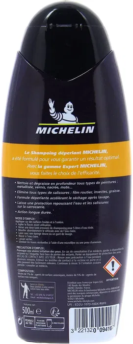 Michelin MIC3221320094167 Champú Experto Repelente al Agua para Coches Secado Rápido
