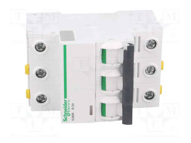 SCHNEIDER ELECTRIC ACTI9 iC60N 3 polos 2A curva B SCHNEIDER ELECTRIC ACTI9 iC60N 3 polos 2A curva B