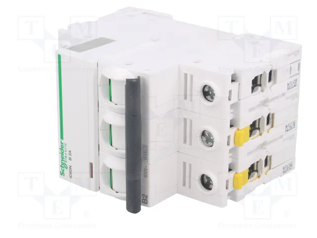 SCHNEIDER ELECTRIC ACTI9 iC60N 3 polos 2A curva B SCHNEIDER ELECTRIC ACTI9 iC60N 3 polos 2A curva B