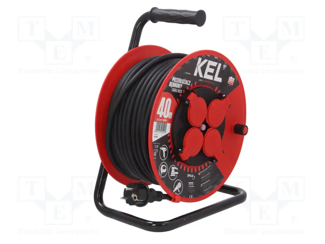 KEL Prolongador de alimentación H05RR-F 3G2,5mm2 40m
