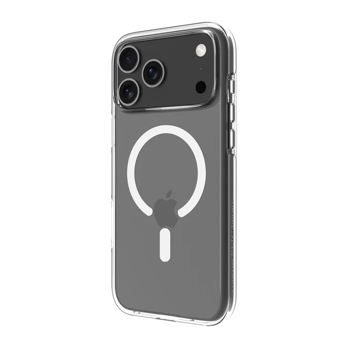 Dbramante1928 Iceland Ultra D3O MS Funda Protectora Transparente Compatible con MagSafe para iPhone, Resistente a Impactos y Polvo, Plástico Reciclado 100%