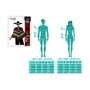 Atosa Disfraz Mariachi con Poncho Multicolor y Calaveras para Hombre Adulto