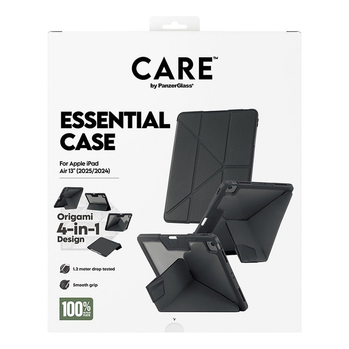 PanzerGlass iPad Air 13 (2024-2025) CARE TPU Essential Case Negro