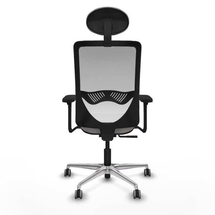 PIQUERAS Y CRESPO Silla de oficina Zulema Blanca con Mecanismo Sincro y Brazos 3D PIQUERAS Y CRESPO Silla de oficina Zulema Blanca con Mecanismo Sincro y Brazos 3D
