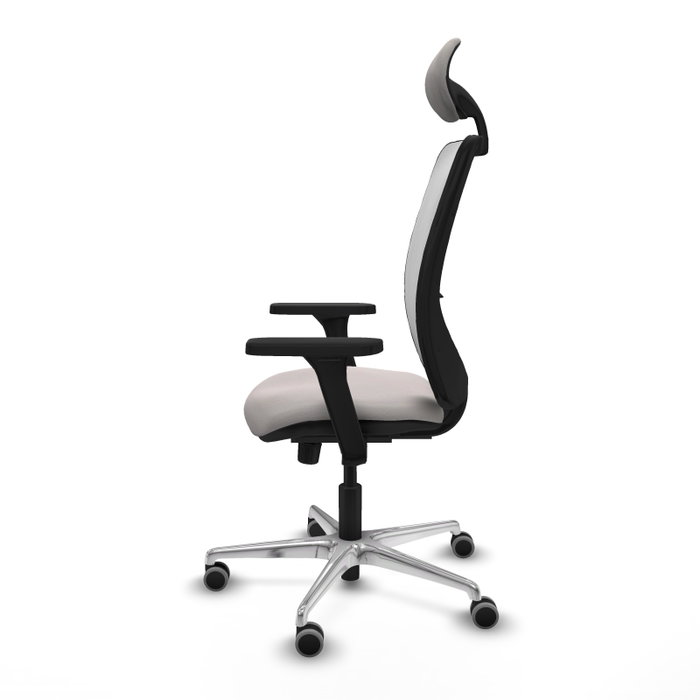 PIQUERAS Y CRESPO Silla de oficina Zulema Blanca con Mecanismo Sincro y Brazos 3D PIQUERAS Y CRESPO Silla de oficina Zulema Blanca con Mecanismo Sincro y Brazos 3D