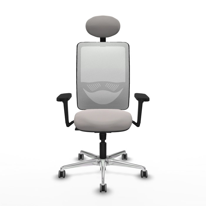 PIQUERAS Y CRESPO Silla de oficina Zulema Blanca con Mecanismo Sincro y Brazos 3D PIQUERAS Y CRESPO Silla de oficina Zulema Blanca con Mecanismo Sincro y Brazos 3D