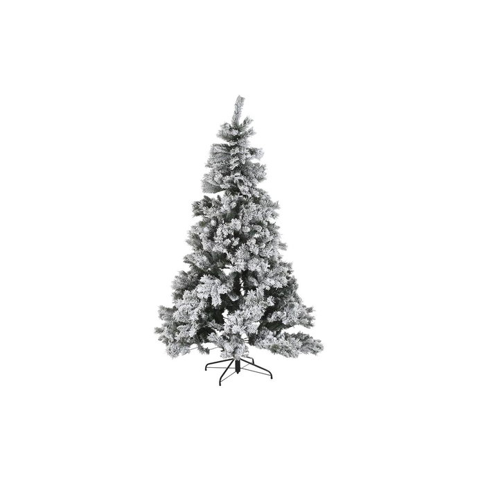 DKD Home Decor Árbol de Navidad Nevado Verde con 350 LED
