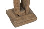 DKD Home Decor Decoración de Madera Natural con Soporte 29x13x192 cm