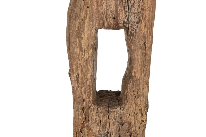 DKD Home Decor Decoración de Madera Natural con Soporte 29x13x192 cm DKD Home Decor Decoración de Madera Natural con Soporte 29x13x192 cm