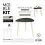 Inde Mesita Auxiliar Madera Black 48 cm (6 Unidades)