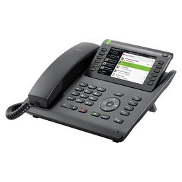 Unify Teléfono IP OpenScape CP700 SIP Escritorio/Pared Negro Pantalla TFT 5" Gigabit Ethernet PoE