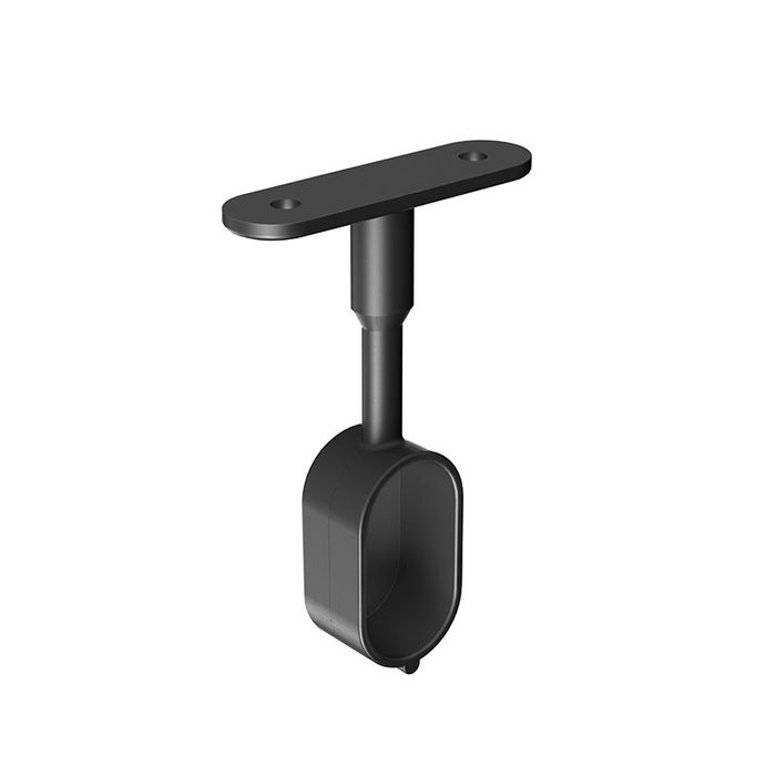 HERRAJES ALK Soporte Lateral Tapado 30x15Mm Níquel Zamak para Tubo Armario Fabricado en España