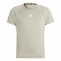 Camiseta de Manga Corta Hombre Adidas Essentials Gym+ Beige