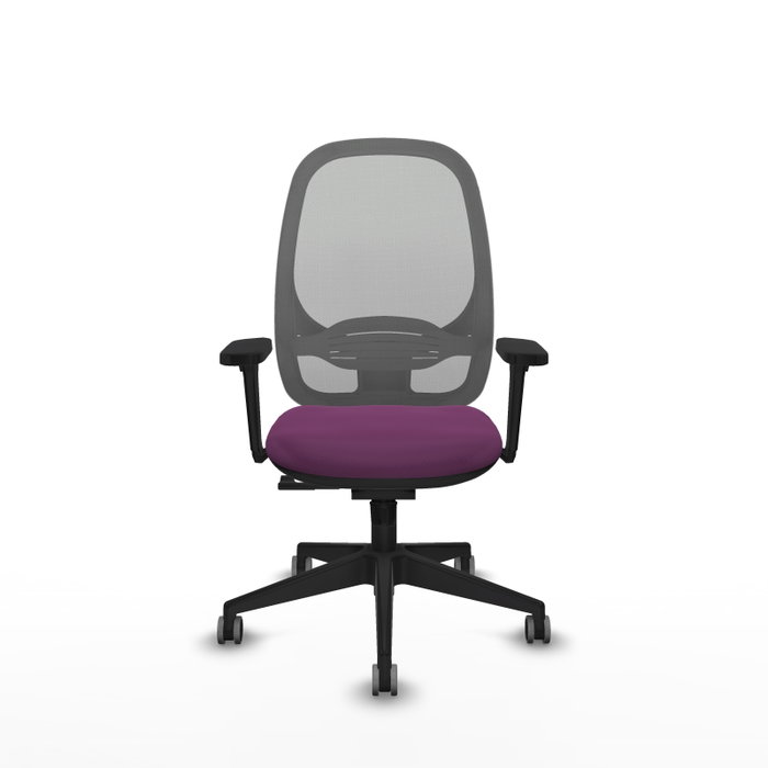 PIQUERAS Y CRESPO Silla de oficina Cilanco con mecanismo Sincro, Morado y Gris PIQUERAS Y CRESPO Silla de oficina Cilanco con mecanismo Sincro, Morado y Gris