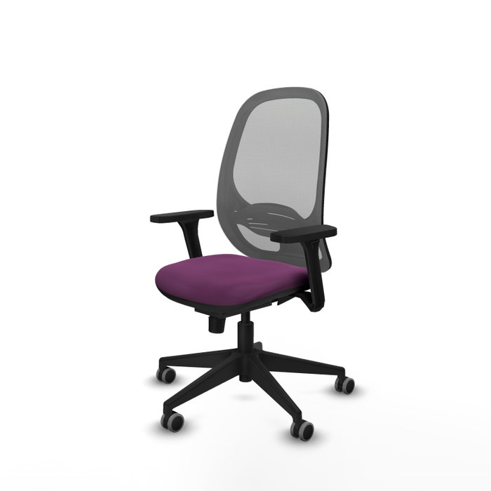 PIQUERAS Y CRESPO Silla de oficina Cilanco con mecanismo Sincro, Morado y Gris PIQUERAS Y CRESPO Silla de oficina Cilanco con mecanismo Sincro, Morado y Gris