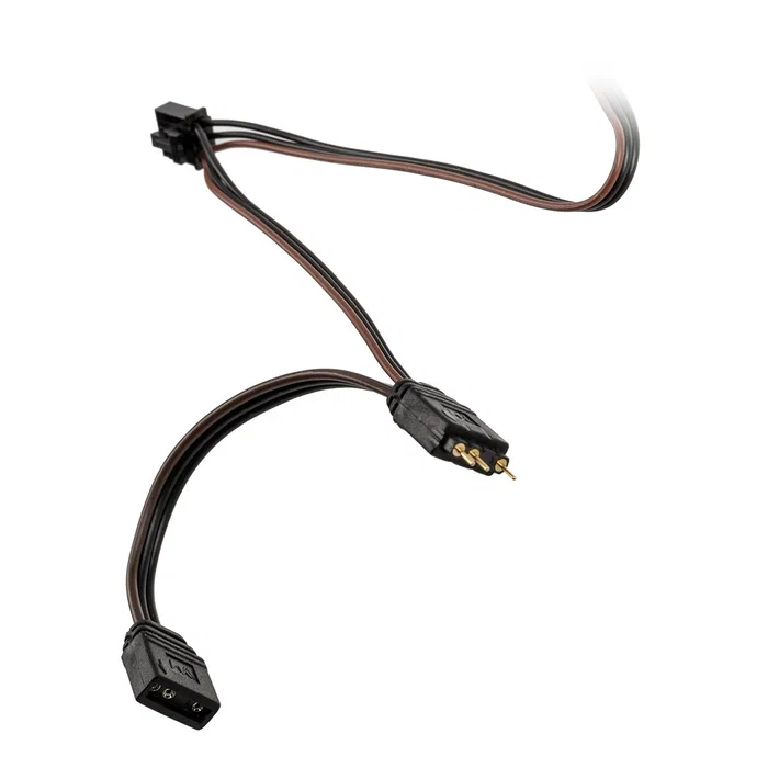 BitFenix Alchemy 3.0 Soporte de GPU Universal para Tarjeta Gráfica, Transparente con Iluminación RGB Multicolor, Conector 3-pin 5V