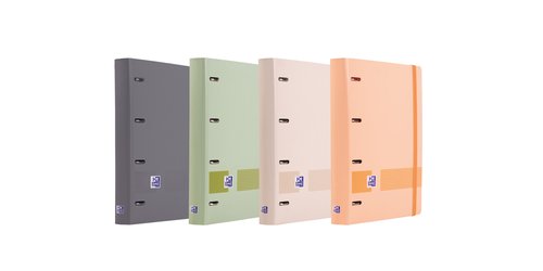 Oxford Europeanbinder Boreal Carpeta 4 Anillas A4+ con Recambio