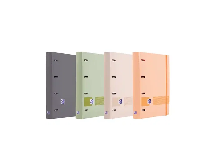Oxford Europeanbinder Boreal Carpeta 4 Anillas A4+ con Recambio