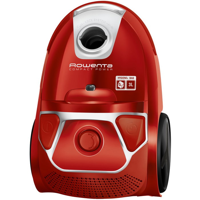 Rowenta Compact Power para parqué, rojo