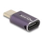 DeLOCK Adaptador USB-C 40 Gbps PD 3.1 240 W Macho a Hembra Antracita
