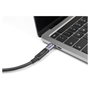 DeLOCK Adaptador USB-C 40 Gbps PD 3.1 240 W Macho a Hembra Antracita