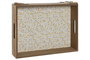 DKD Home Decor Bandeja MDF Multicolor 40x30x7 cm