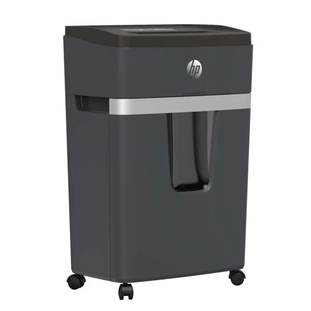 HP Pro Shredder 18CC Destructora de Papel Corte en Partículas 4 mm, 18 Hojas, 25 L, P-5, Negro