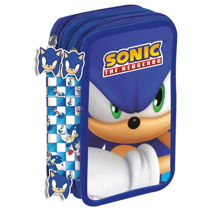 MANENTI Plumier Sonic the Hedgehog triple MANENTI Plumier Sonic the Hedgehog triple