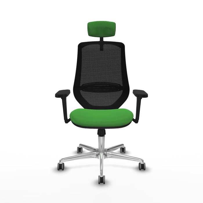 PIQUERAS Y CRESPO Silla de oficina Mardos Verde con Mecanismo Sincro