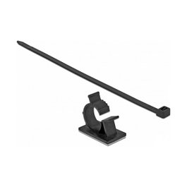 DeLOCK 18882 Abrazadera para cables de Nylon, 41 x 25 mm, Negro
