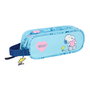 Portatodo Doble Snoopy Love Azul claro 21 x 8 x 6 cm