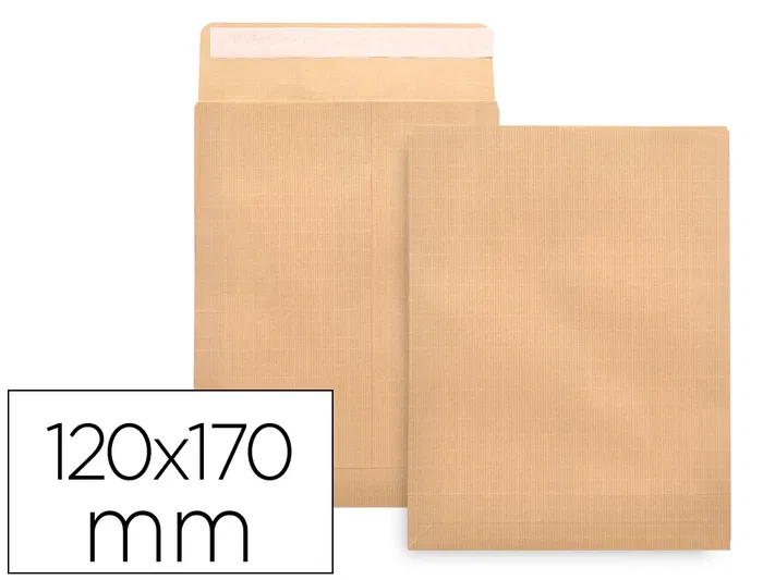 Liderpapel Bolsa N.2 Kraft Salarios 120x170 mm Cierre Engomado Caja de 1000 Unidades Liderpapel Bolsa N.2 Kraft Salarios 120x170 mm Cierre Engomado Caja de 1000 Unidades