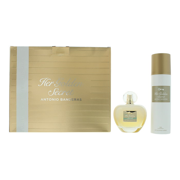 Set Antonio Banderas: Her Golden Secret, Eau De Toilette, For Women, 80 ml + Her Golden Secret, Deodorant Spray, For Women, 150 ml Set Antonio Banderas: Her Golden Secret, Eau De Toilette, For Women, 80 ml + Her Golden Secret, Deodorant Spray, For Women, 150 ml