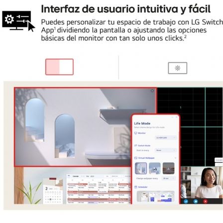 LG 27US500-W Monitor 27" UHD 4K IPS 3840x2160 60Hz HDR10 90% DCI-P3, Black Stabilizer, Dynamic Action Sync, Flicker Safe, LG Switch