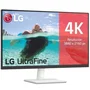 LG 27US500-W Monitor 27" UHD 4K IPS 3840x2160 60Hz HDR10 90% DCI-P3, Black Stabilizer, Dynamic Action Sync, Flicker Safe, LG Switch