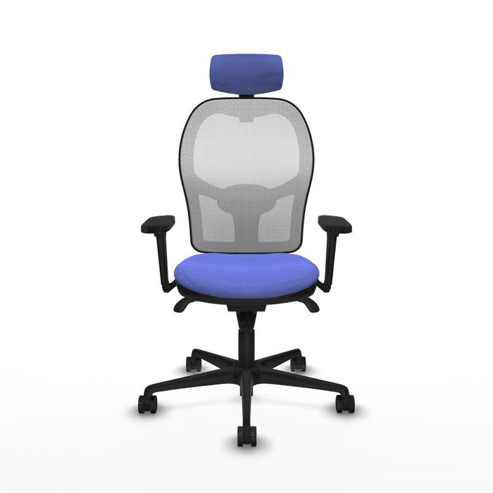 PIQUERAS Y CRESPO Silla de oficina Jorquera Azul claro y Blanco