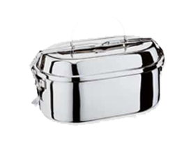 ILSA Fiambrera Inox Oval 18+2 Platos 5111