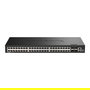 D-Link DGS-1530-52/E Interruptor de Red Gigabit Gestionado L2, 48 Puertos + 4 SFP+ 10G, Montaje en Rack, 176 Gbit/s