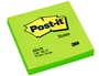 Post-it Bloc de notas adhesivas quita y pon 76x76 mm verde neón con 100 hojas