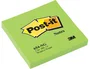 Post-it Bloc de notas adhesivas quita y pon 76x76 mm verde neón con 100 hojas