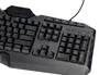 Q-connect Set Teclado y Ratón con Cable, Iluminación LED, Color Negro