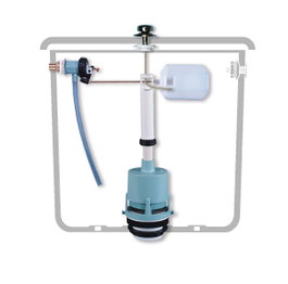 Idrovalencia Set Completo Grifo/Lateral Descargador WC Ciste Baj