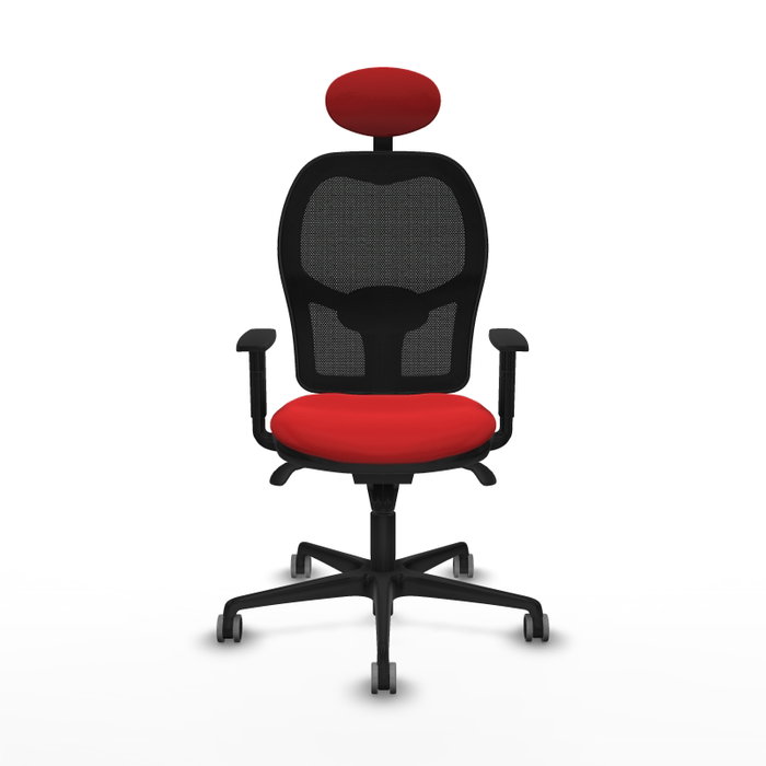 PIQUERAS Y CRESPO Silla de oficina Jorquera Rojo/Negro PIQUERAS Y CRESPO Silla de oficina Jorquera Rojo/Negro