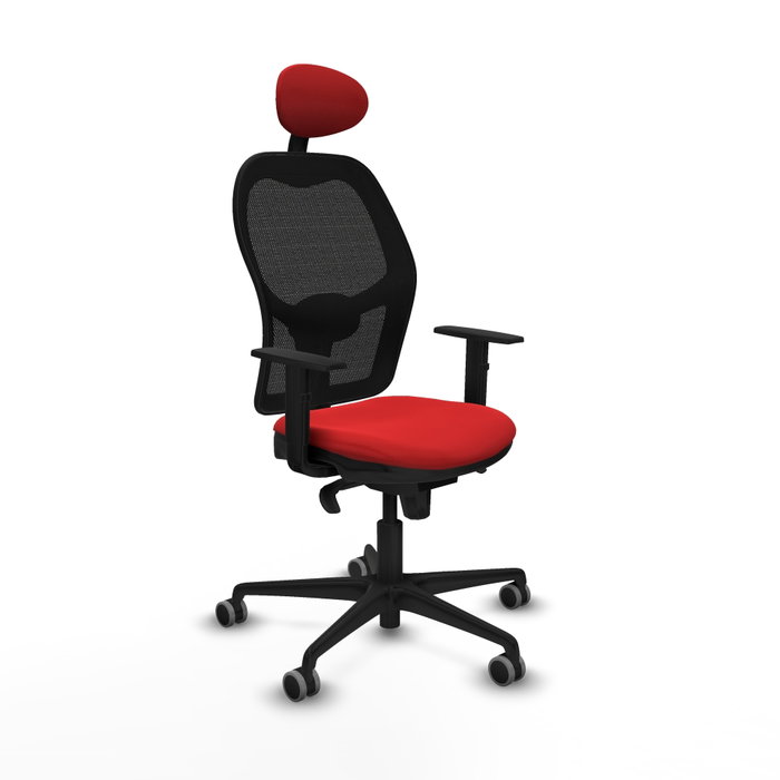 PIQUERAS Y CRESPO Silla de oficina Jorquera Rojo/Negro PIQUERAS Y CRESPO Silla de oficina Jorquera Rojo/Negro